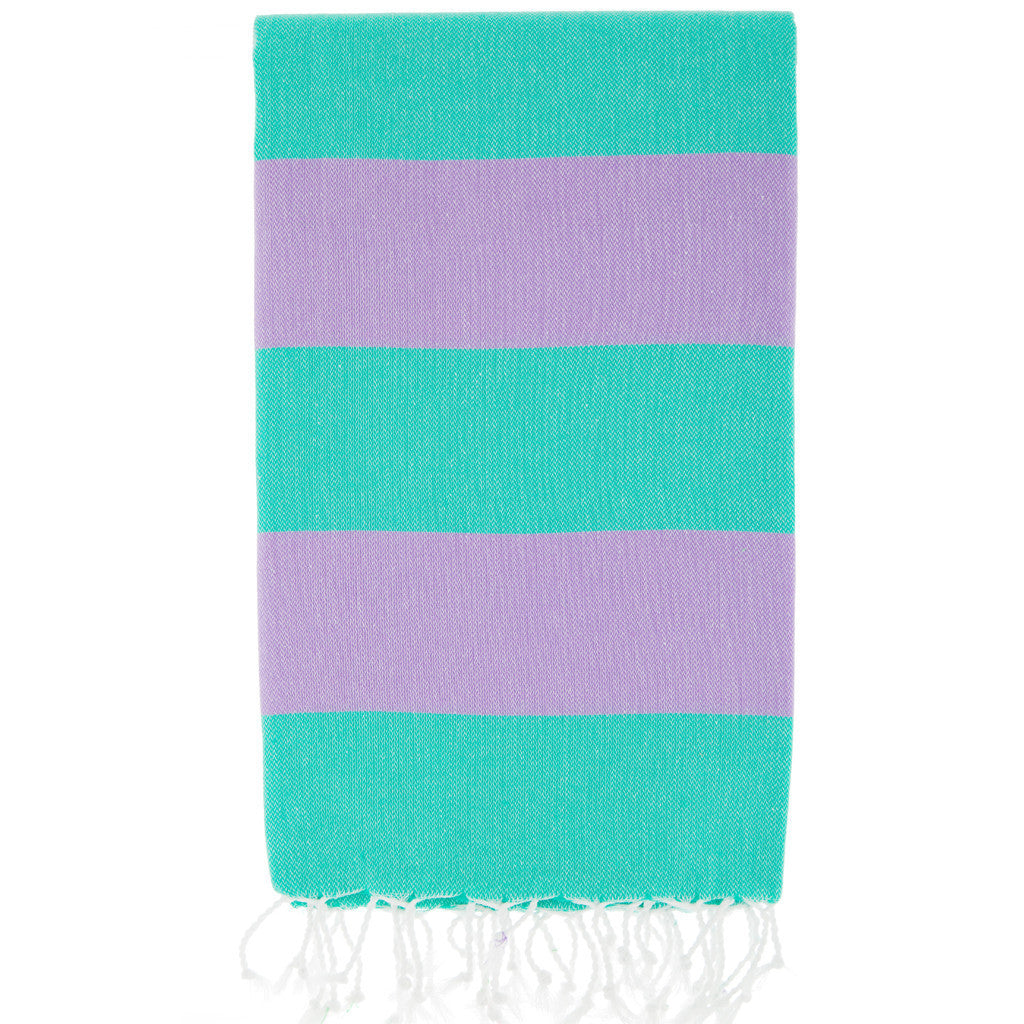 SEA-FOAM & PURPLE